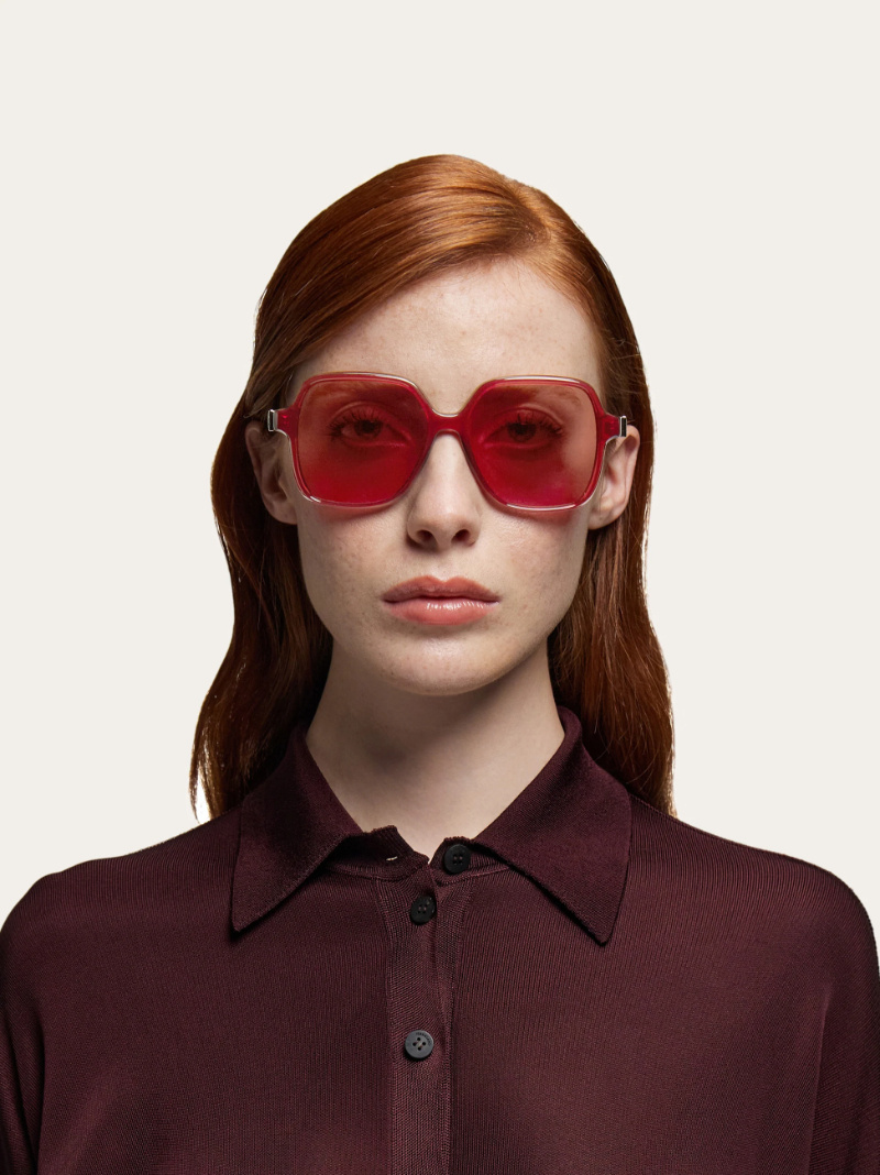 Ferragamo Sunglasses In Red