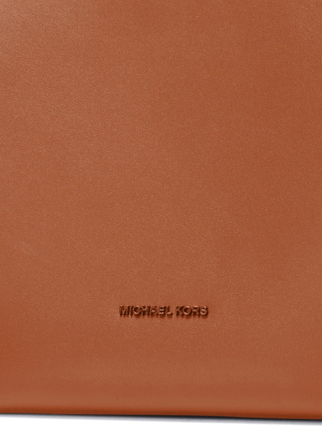 Michael Michael Kors Jordi Medium Leather Tote In Brown