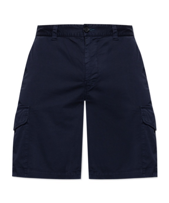 Ps By Paul Smith Ps Paul Smith Man Shorts & Bermuda Shorts Blue Size 36 Cotton, Polyamide In Black