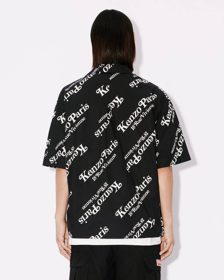 KENZO KENZO MONOGRAM PRINTED BUTTONED SHIRT