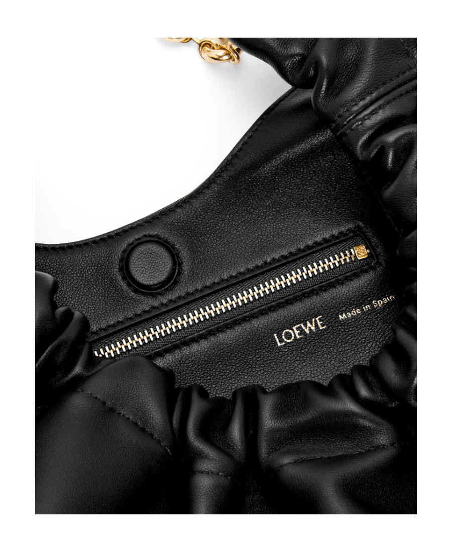 Loewe Small Drawstring Handbag In Black