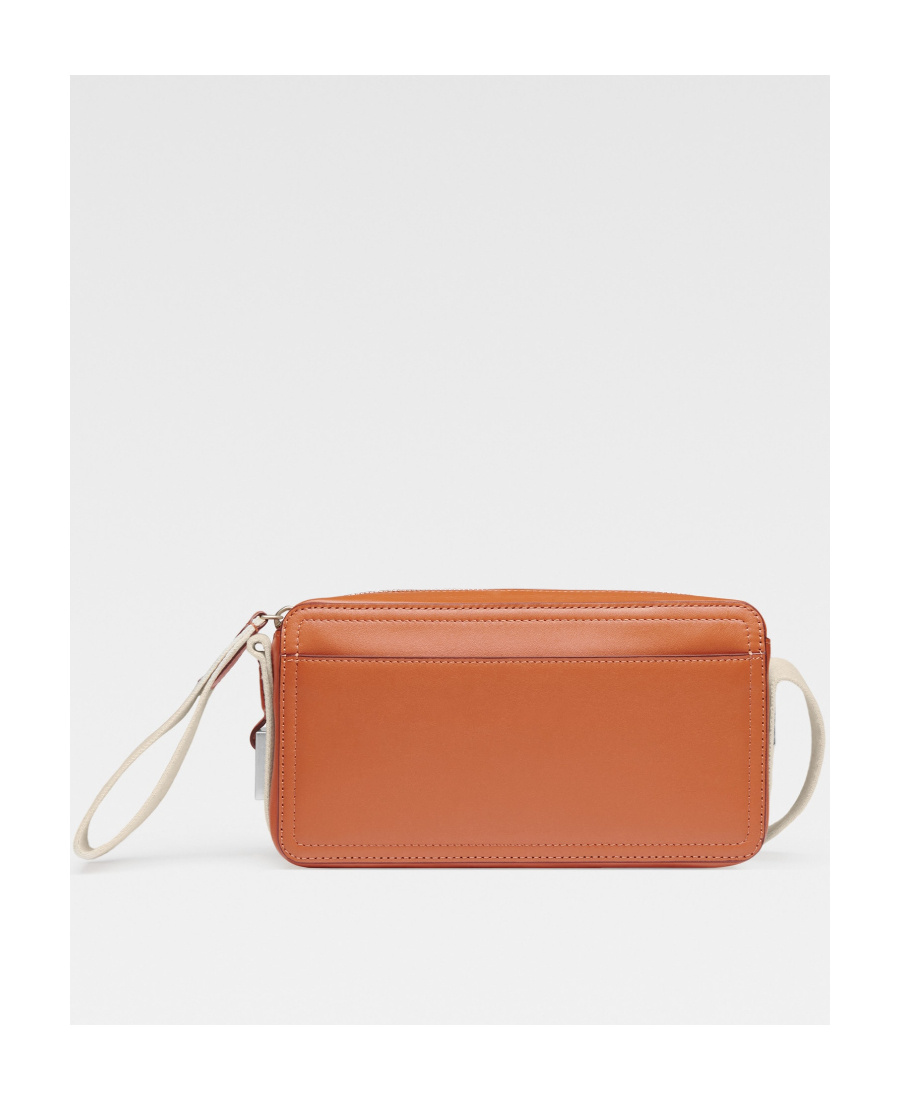 Jacquemus Men Le Cuerda Horizontal Crossbody Bag In Orange