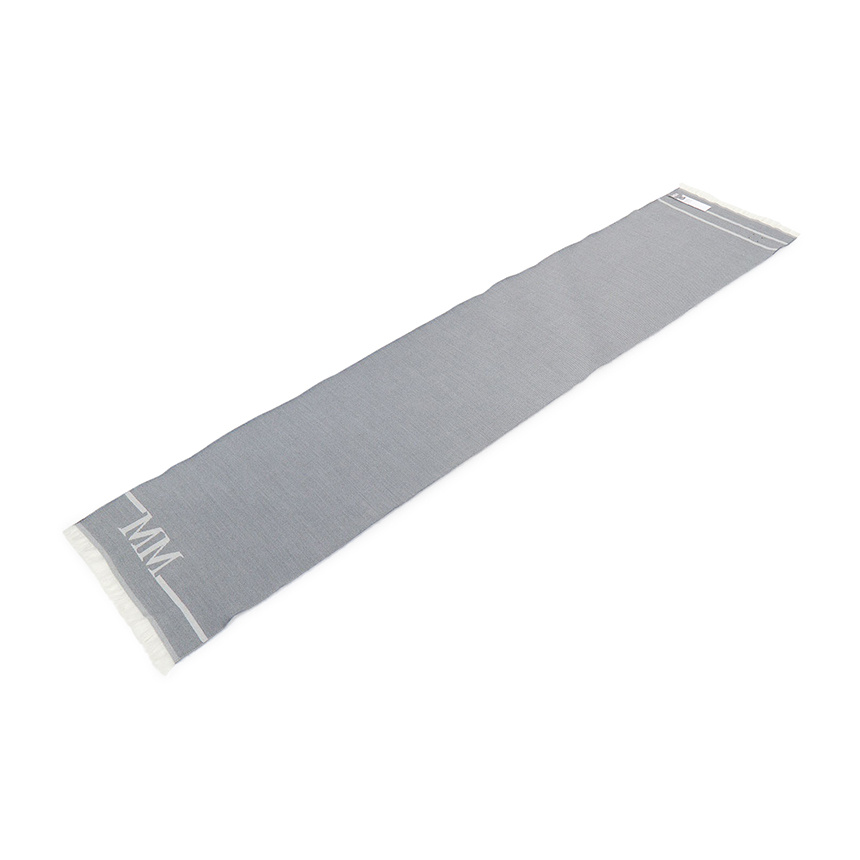 Max Mara Rectangular Scarf In Gray