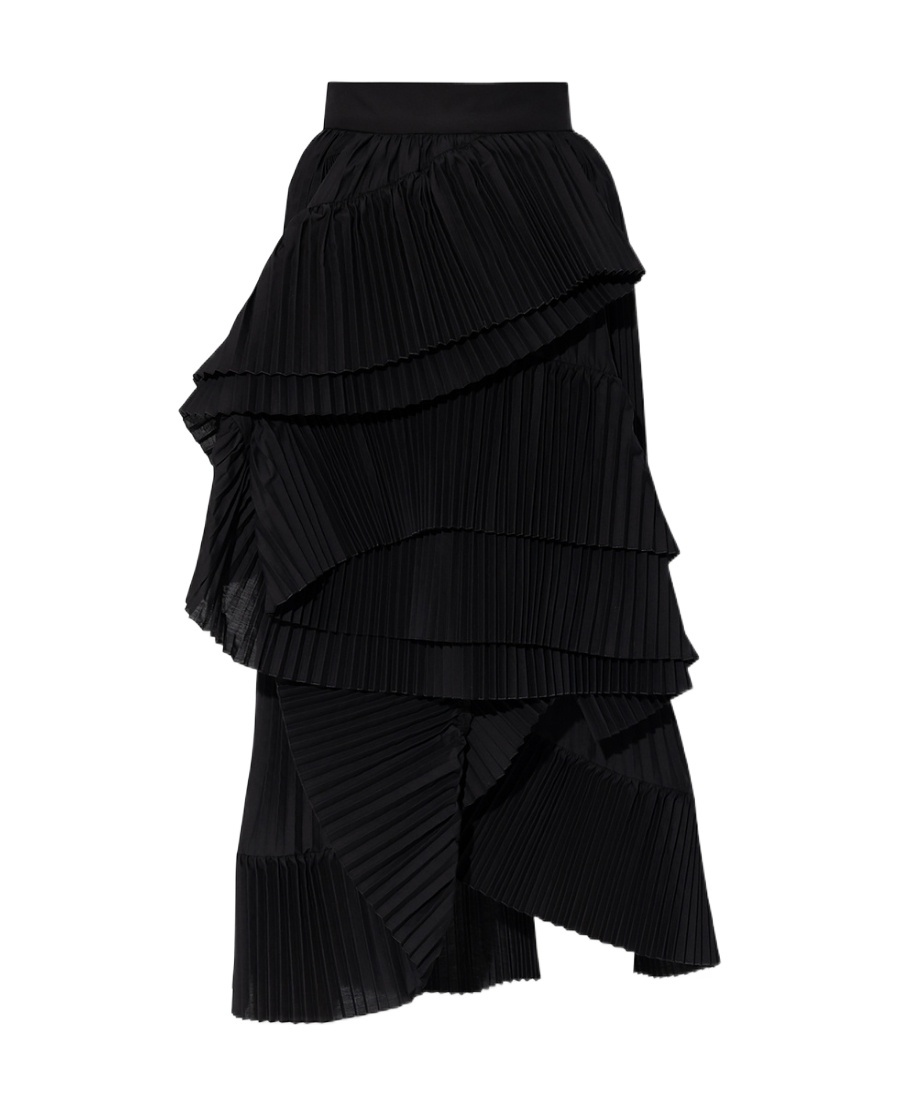 Dries Van Noten Pleated Skirts In Black