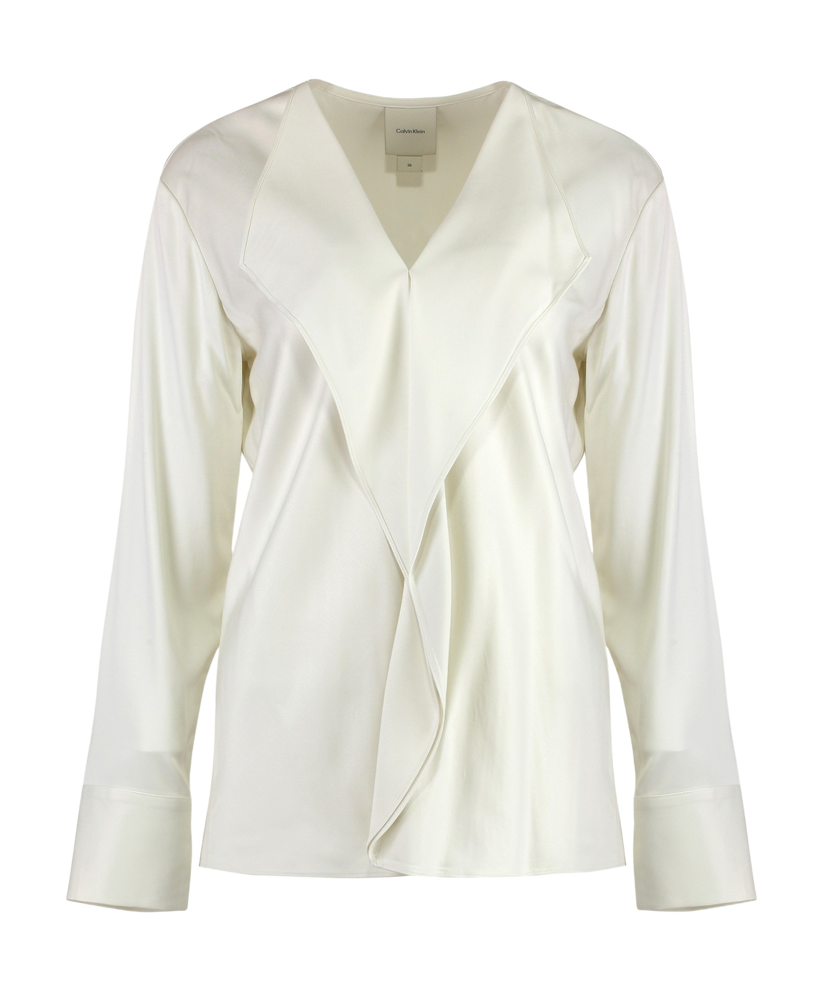 CALVIN KLEIN DRAPED BLOUSE