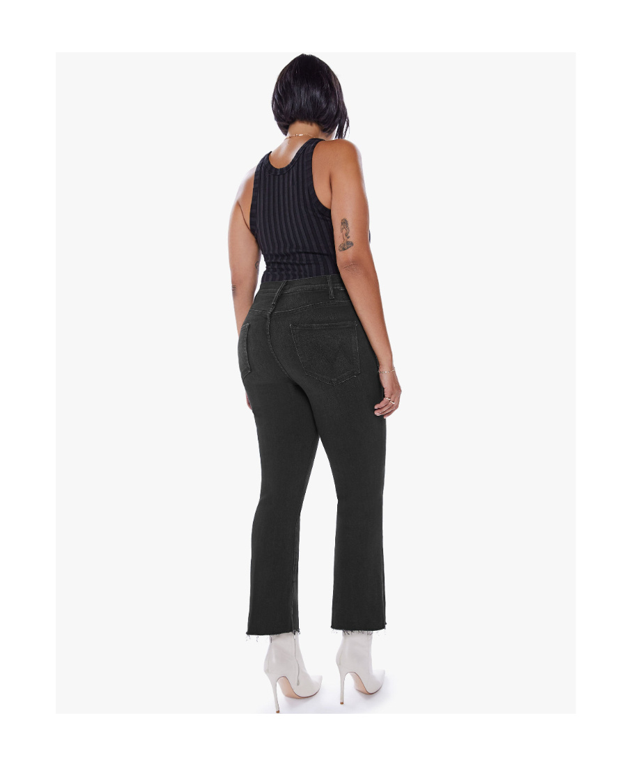 Mother The Hustler Flared Jeans In Black