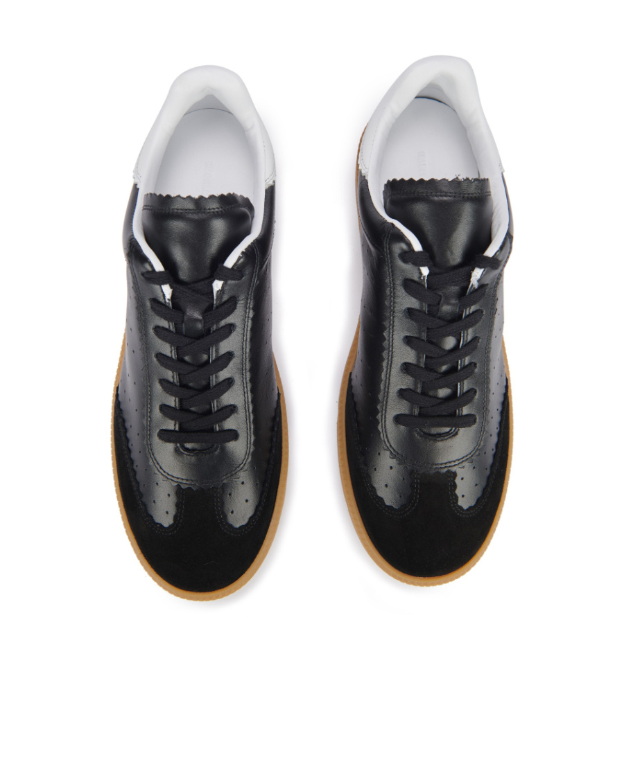 Isabel Marant Brycy Lace Low-cut Skate Shoes In Black