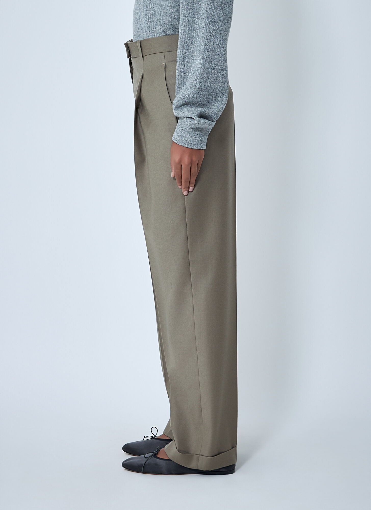 The Row Sorina Pants In Gray