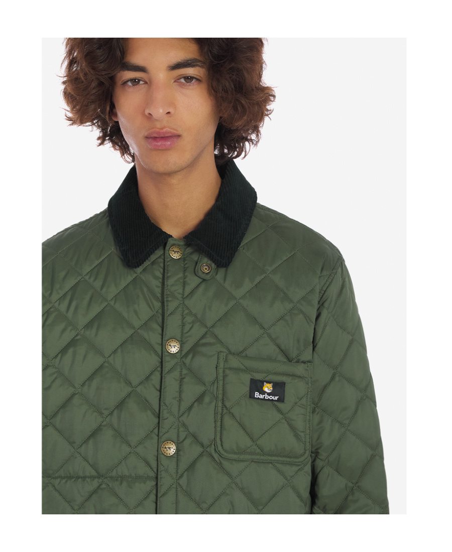 MAISON KITSUNÉ X BARBOUR KENNING QUILTED JACKET