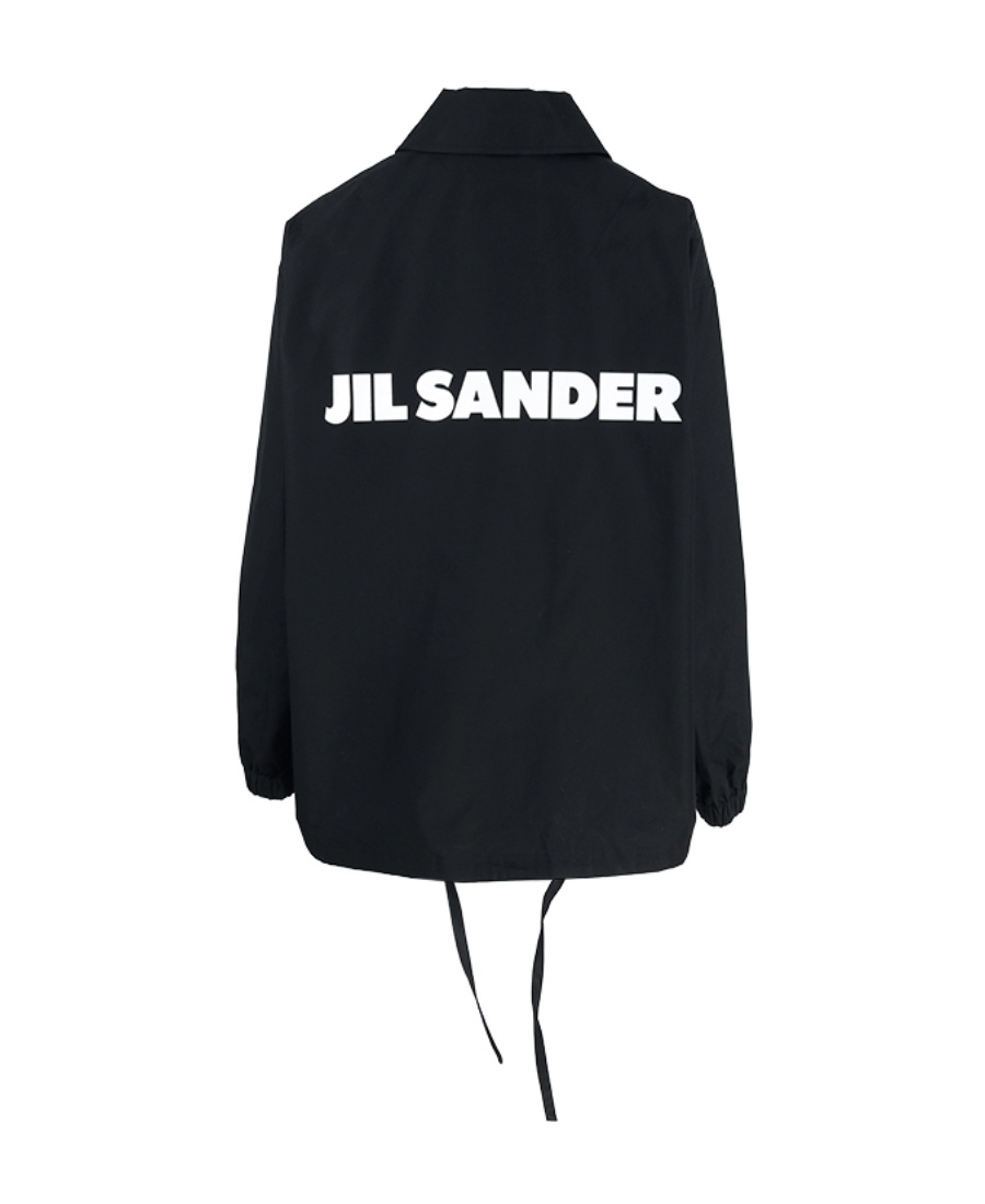 JIL SANDER LOGO-PRINT SHIRT JACKET 