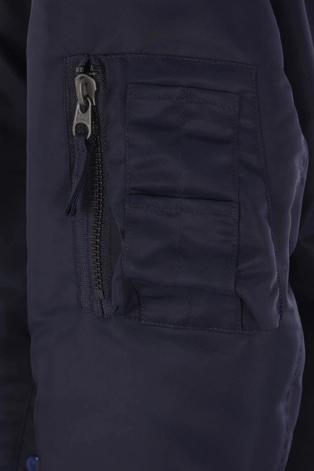 Aspesi Drawstring Hooded Padded Coat In Blue