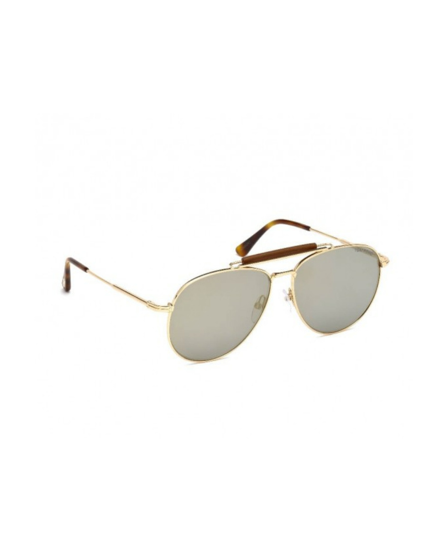 Tom Ford Logo Logo Sunglasses In White