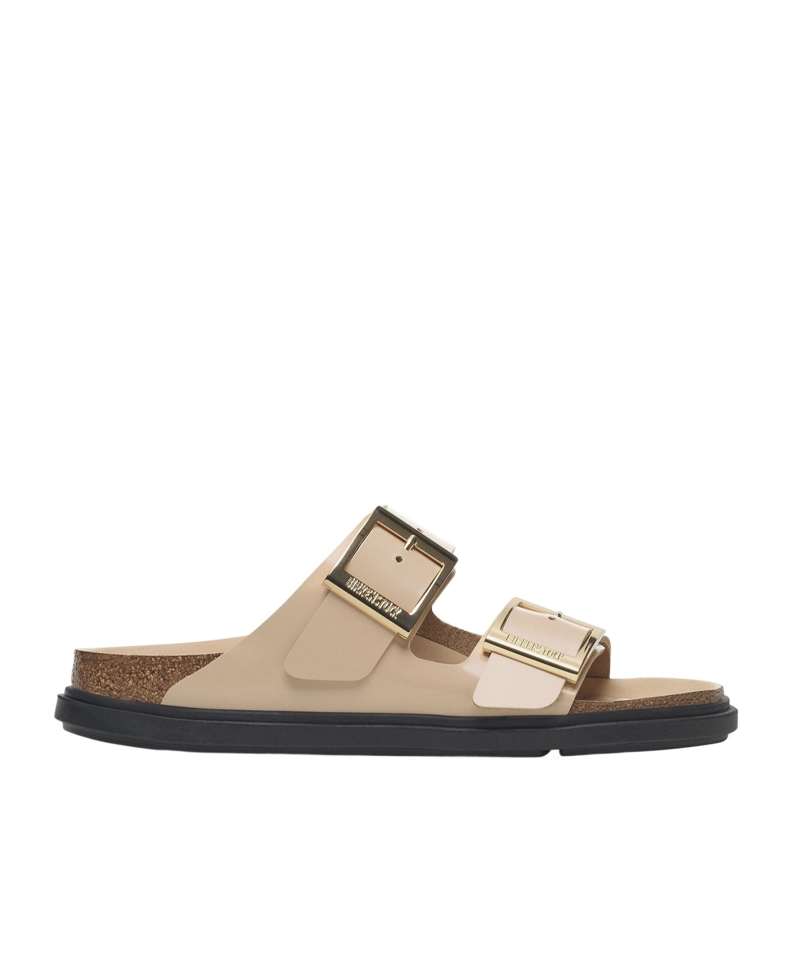 Birkenstock Arizona Db Shine New Beige Sock Slipper. S In Neutral