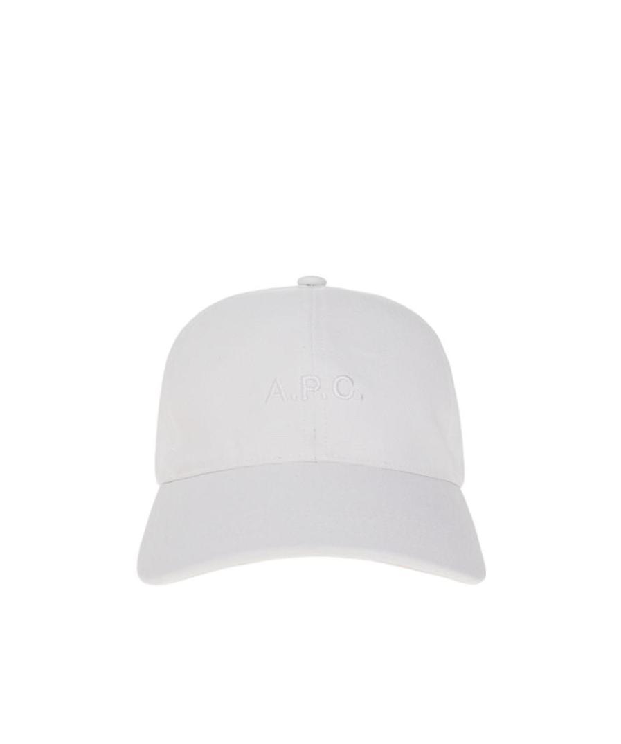 Apc Logo-embroidered Cap In White