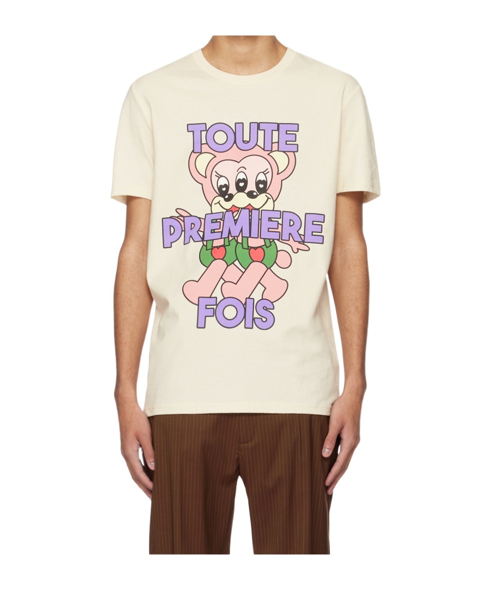 Egonlab Off-white Teddies T-shirt In White