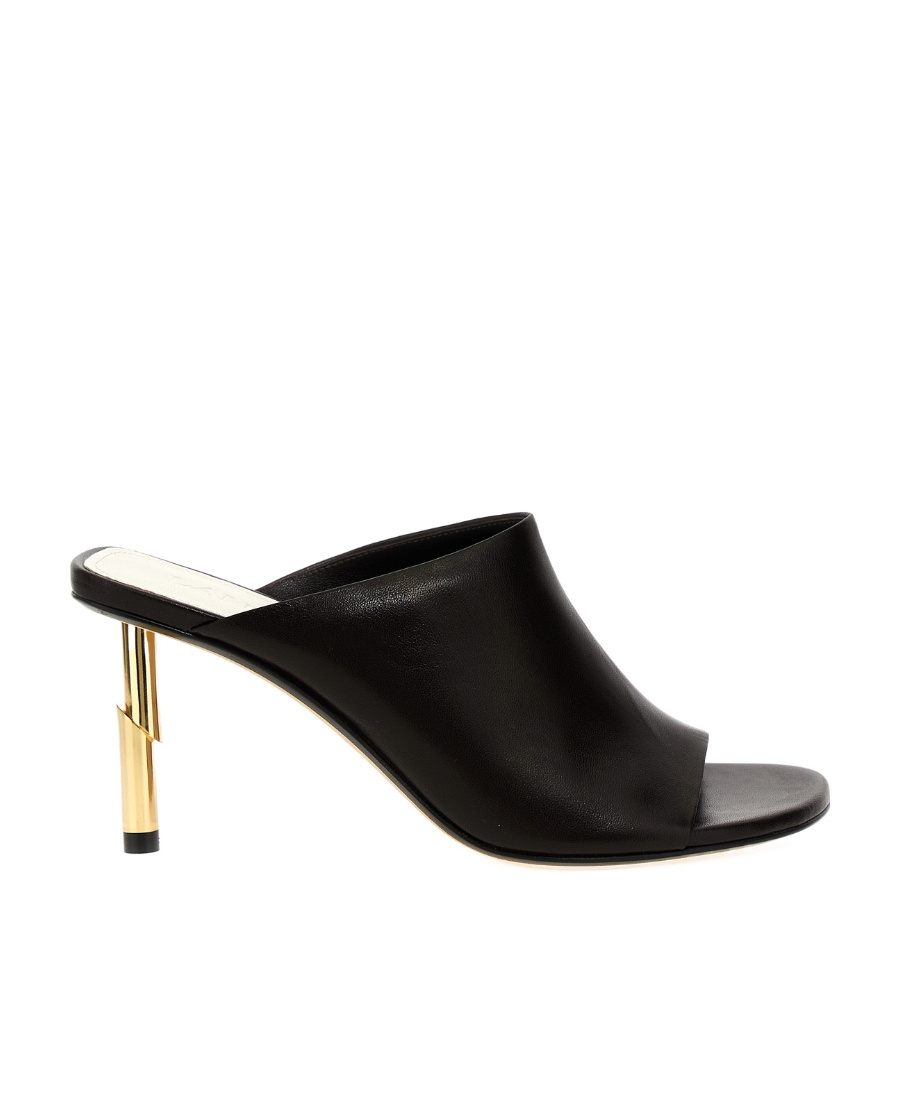 Lanvin Sequence Slip-on Mules In Black