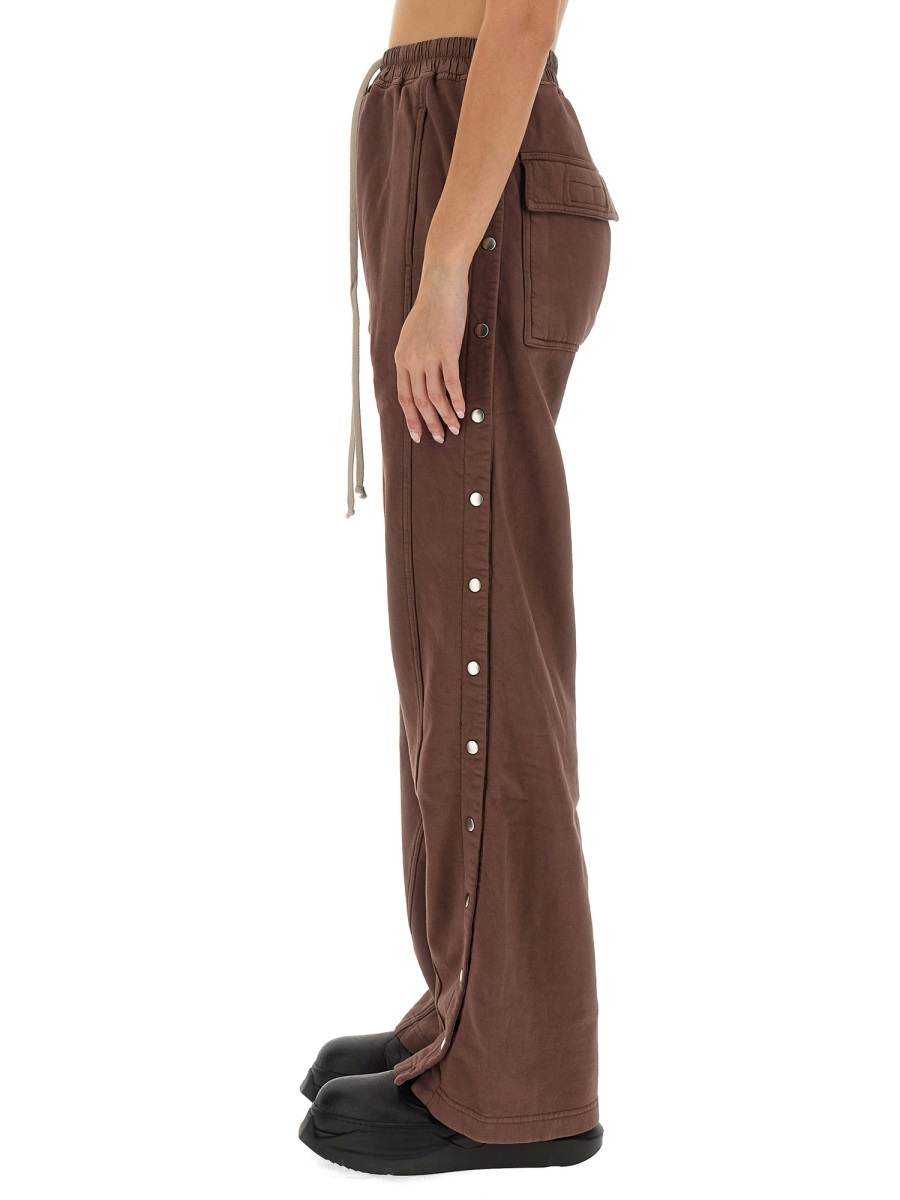 Rick Owens Drkshdw Pusher Cotton Track Pants In Multicolor