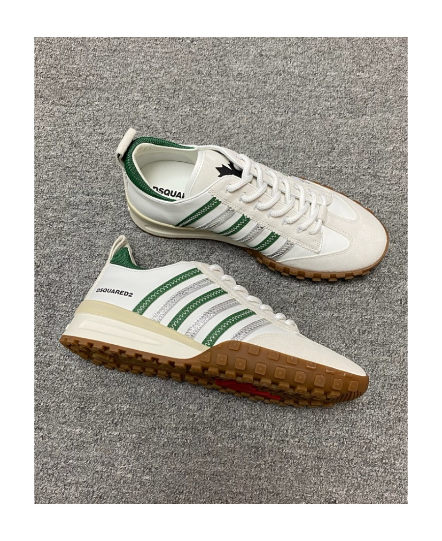 Dsquared2 Logo Details Casual Sneakers In White