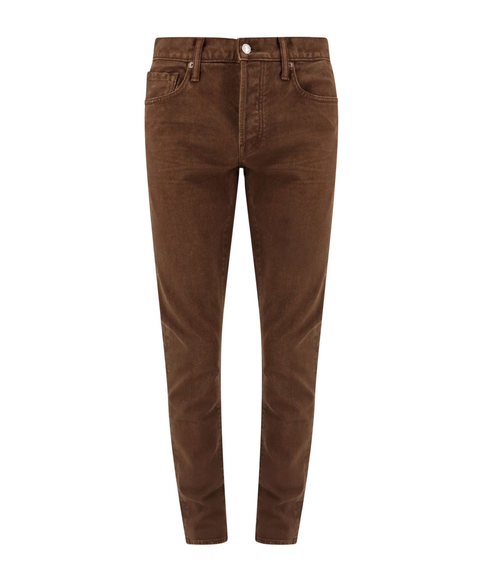 Tom Ford Brown Denim Trouser In Brown