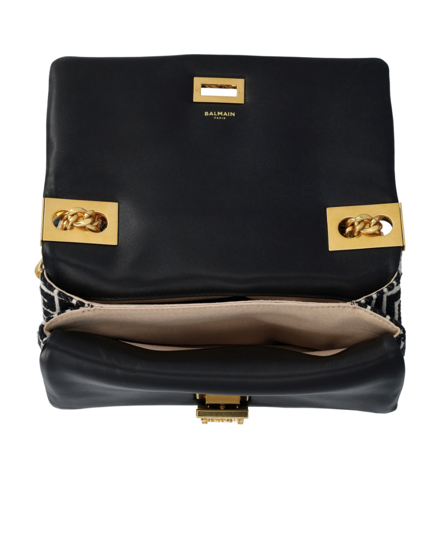 Balmain Chain-link Shoulder Bag In Multicolor