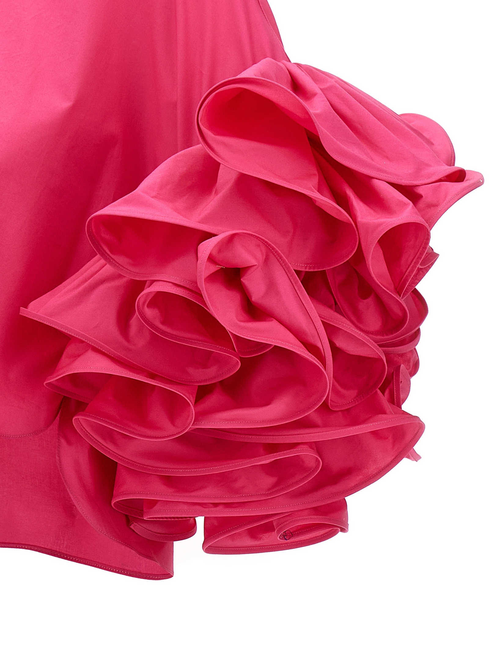 Rochas Pink Sleeve Top Tops Fuchsia In Red