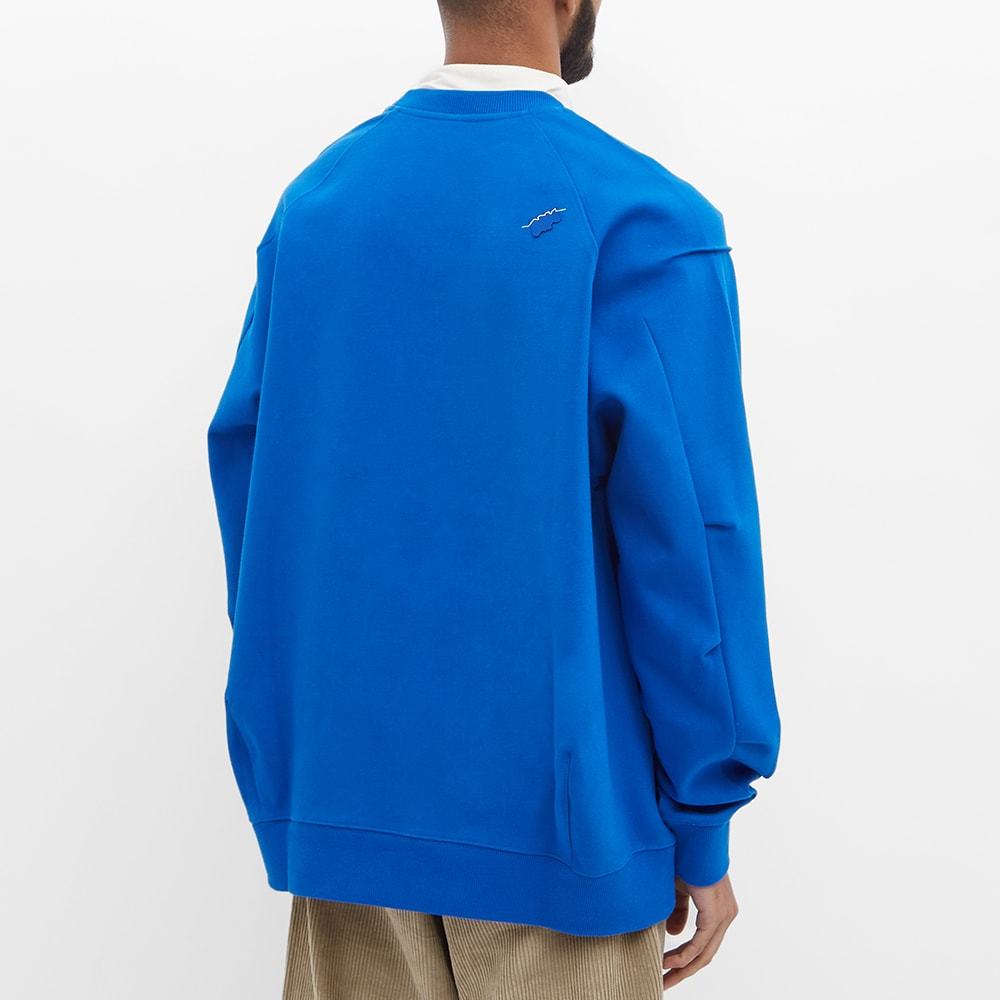 Ader Error Round-neck Sweater In Blue