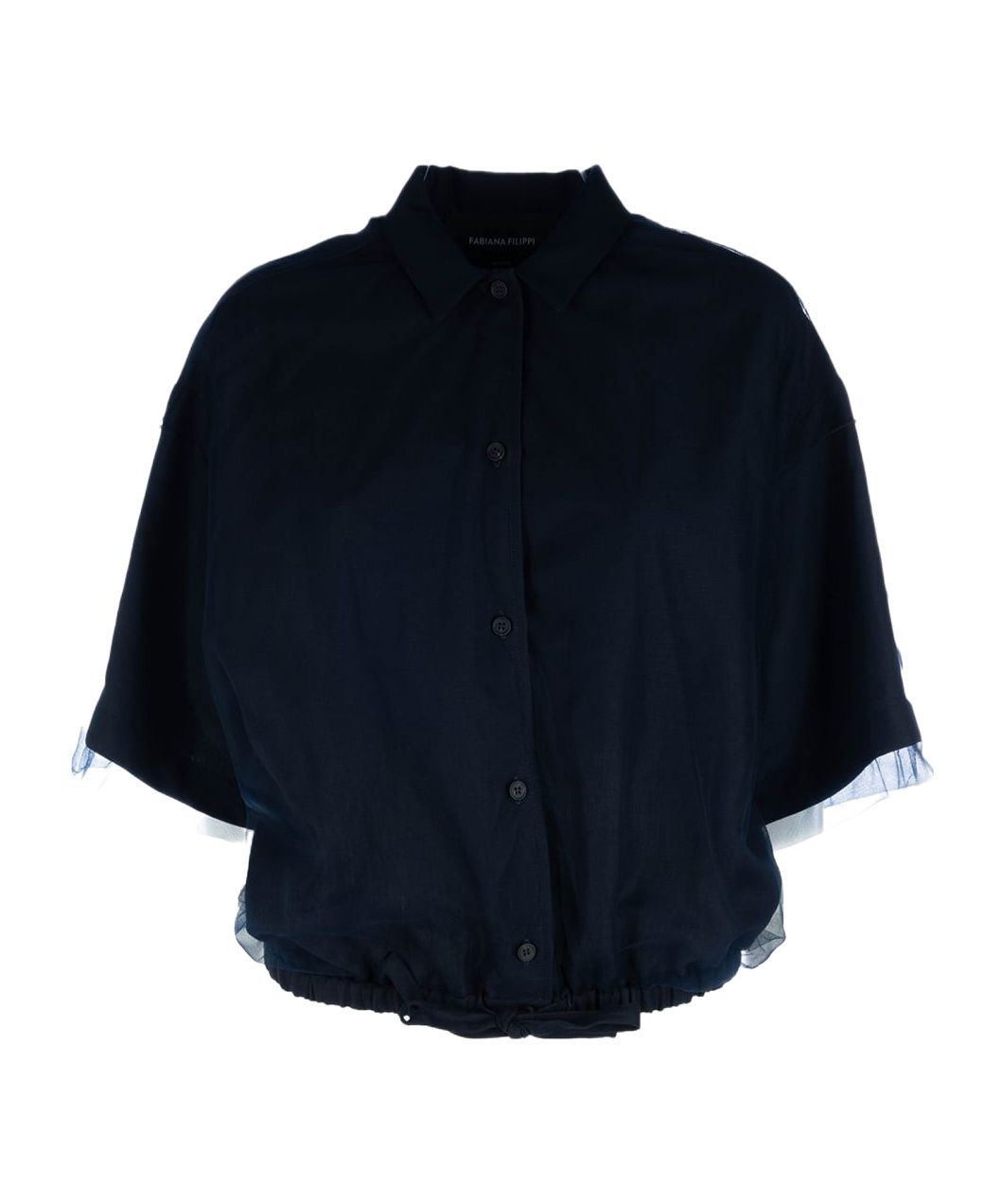 Fabiana Filippi Short-sleeved Shirt In Blue