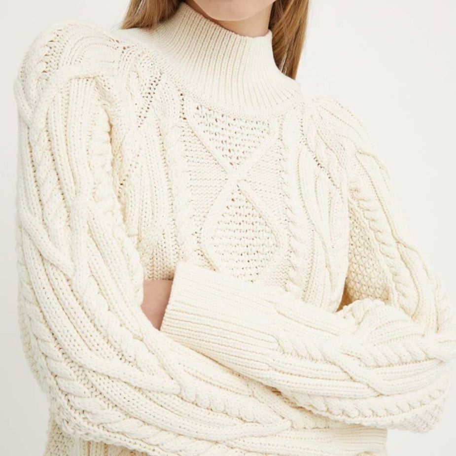 Hugo Boss Boss Fodela Knitwear White In Nude