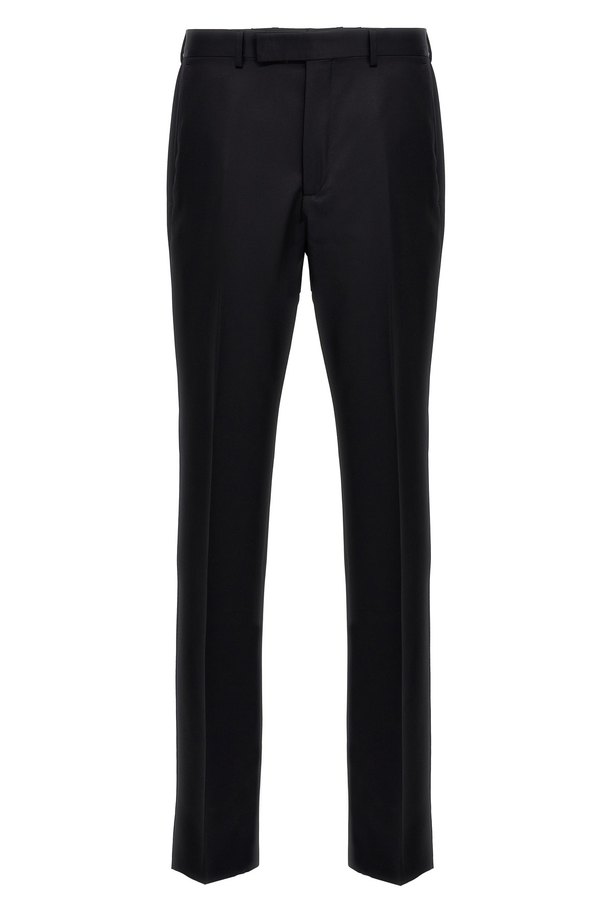 Zegna Long-sleeved Lapel Suit In Black