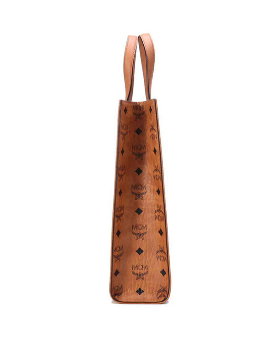 Mcm Fortuna Visetos Handbag In Brown
