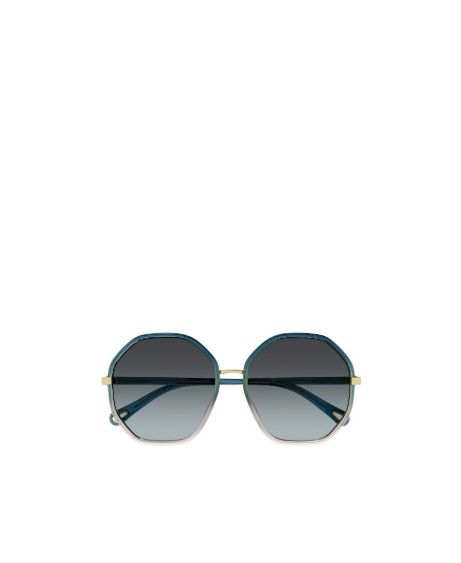 Chloé Franky Oversized Sunglasses In Gray