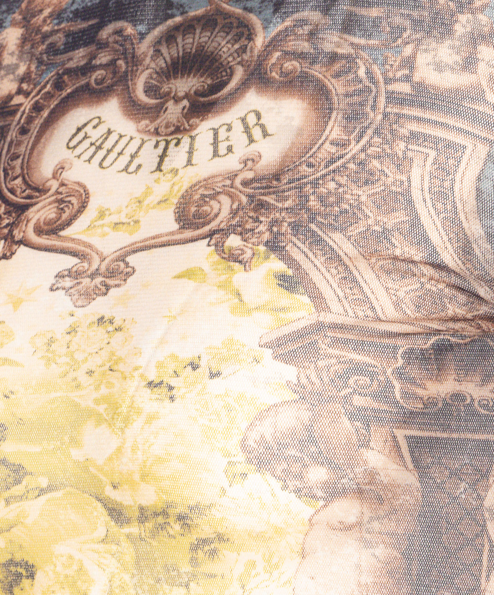 Jean Paul Gaultier Printed T-shirt In Gray