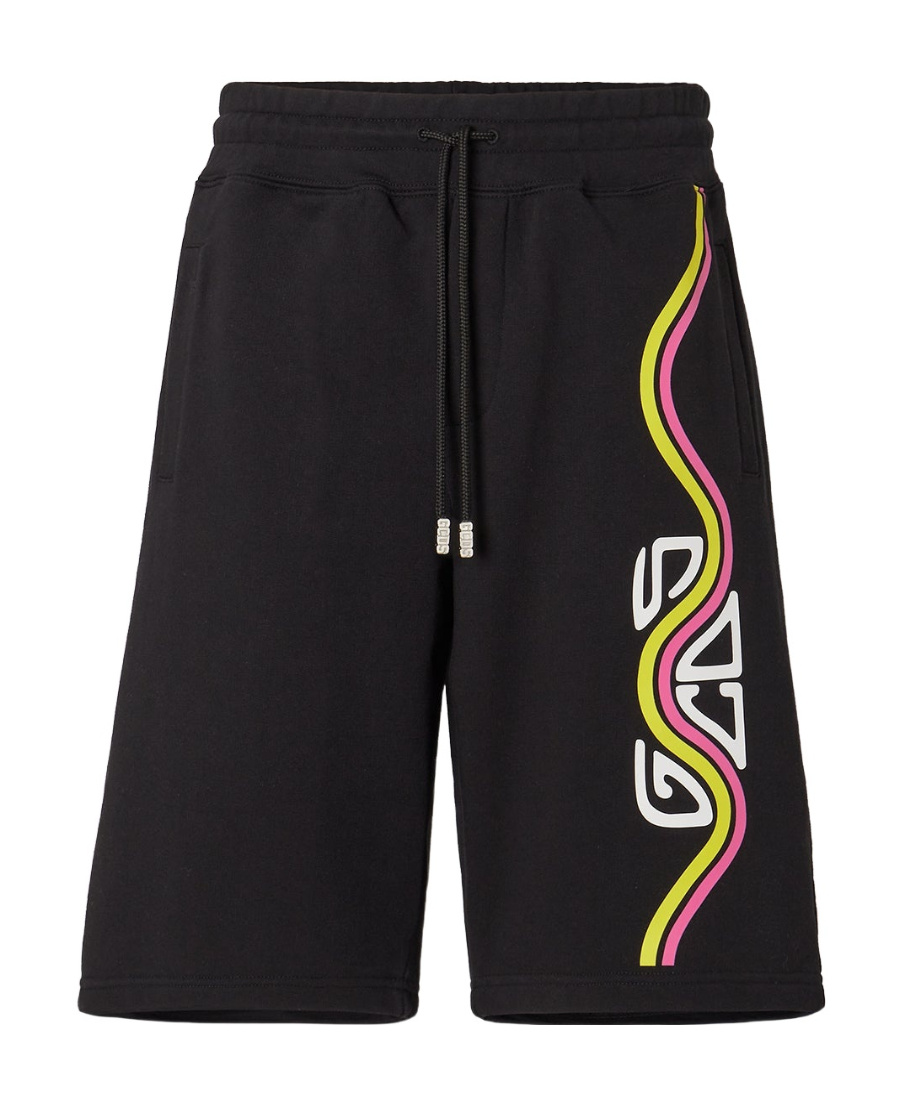 Gcds Sports Shorts With Logo In Black