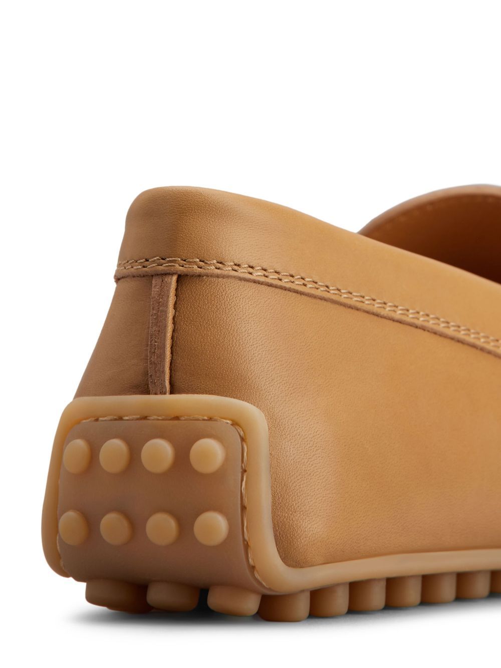 Tod's City Gommino Driving Shoes In Leather In Neutral
