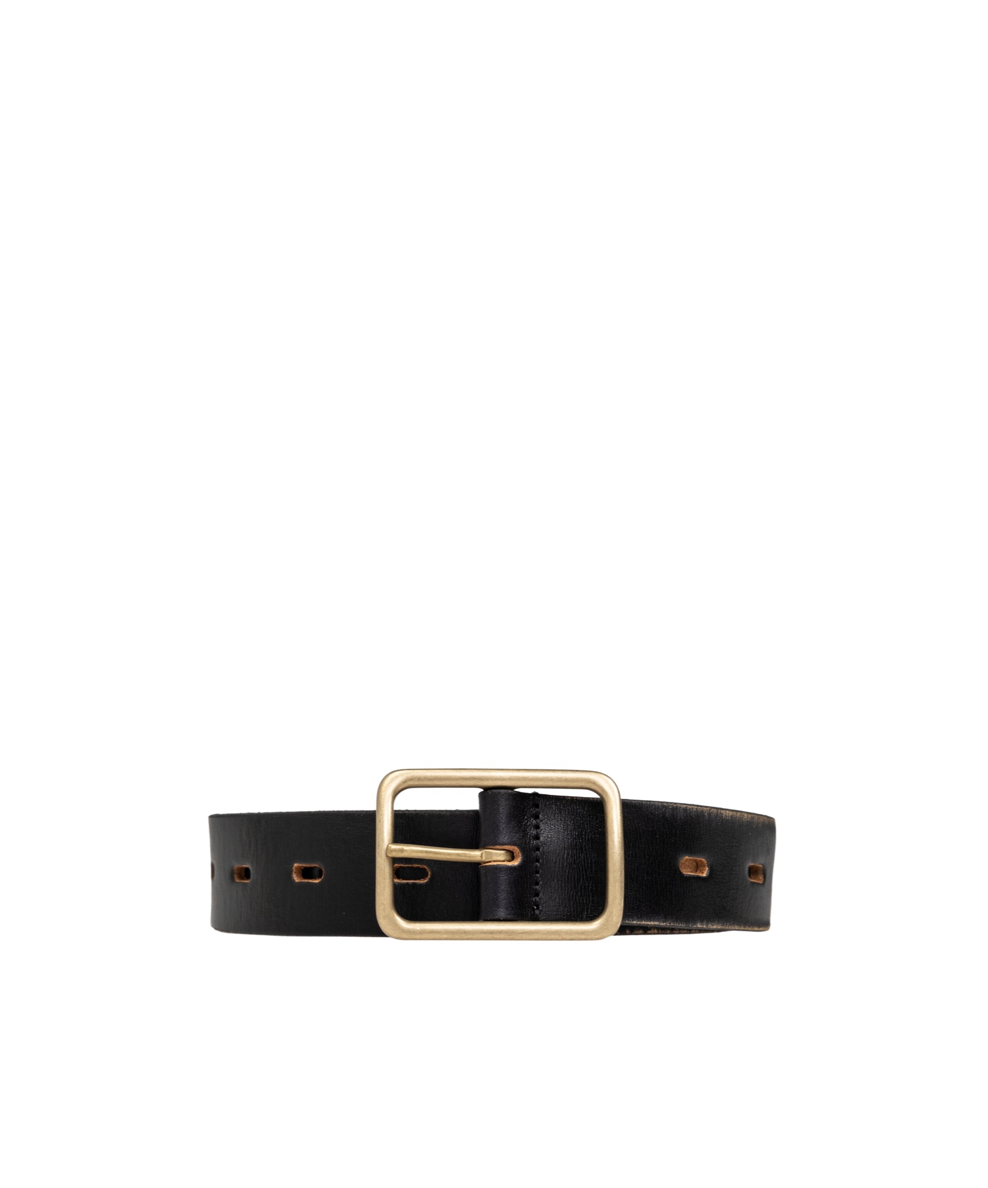 Dsquared2 Buckled Leather Belt In Black