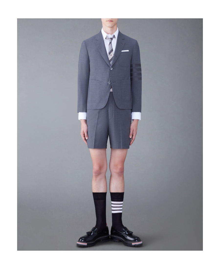 Thom Browne 4-bar Stripe Jacket In Blue