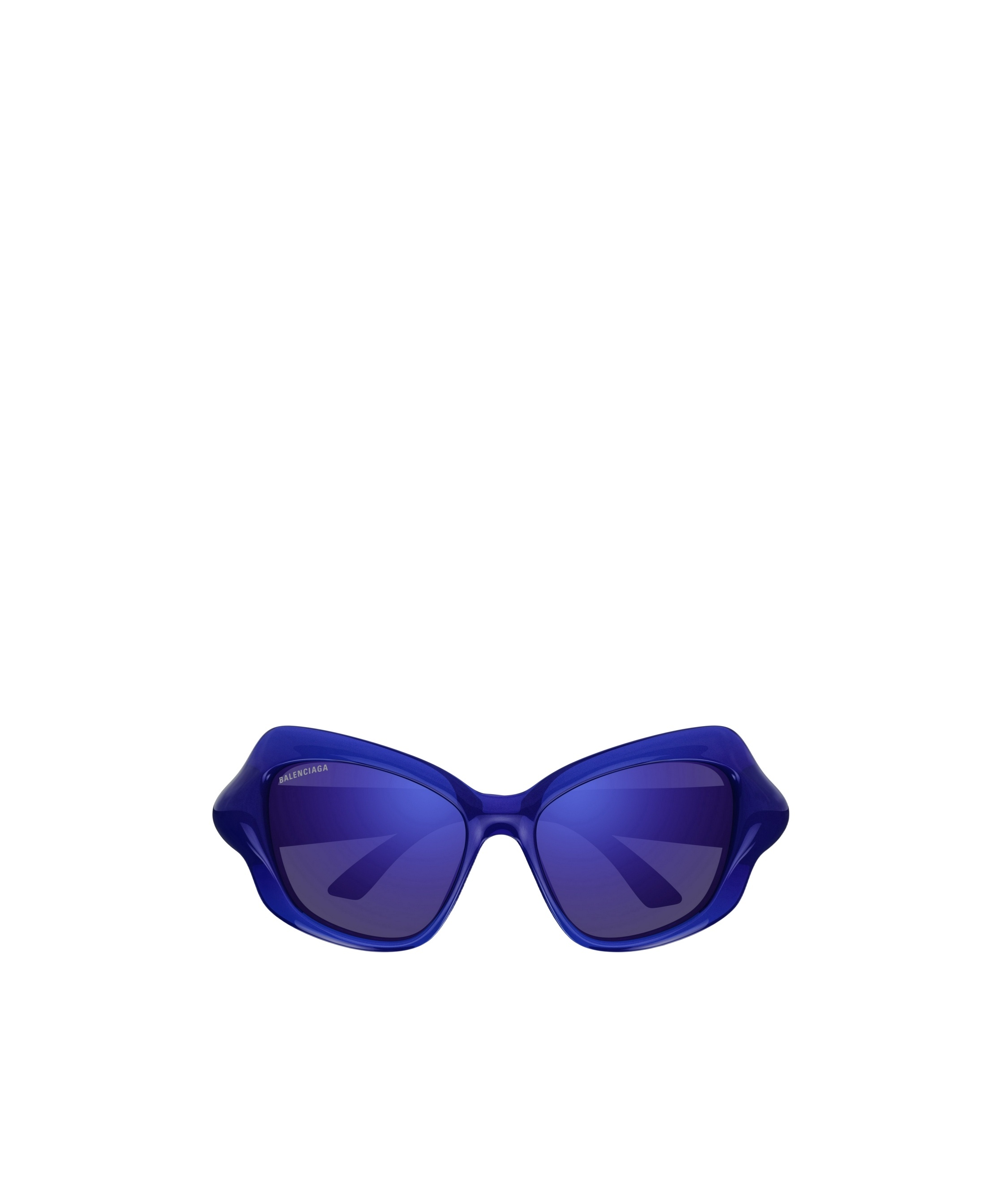 Balenciaga Wrap D-frame Sunglasses In Blue