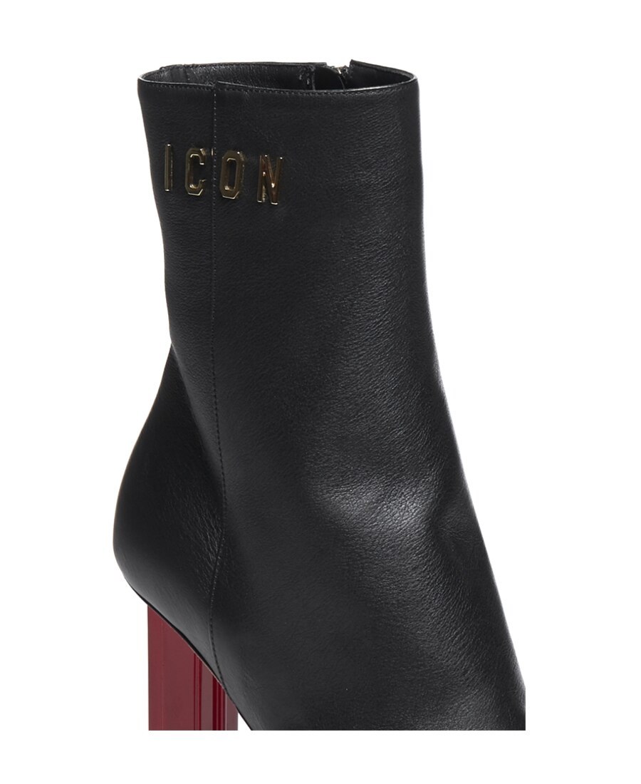 Dsquared2 Icon Ankle Boots In Black