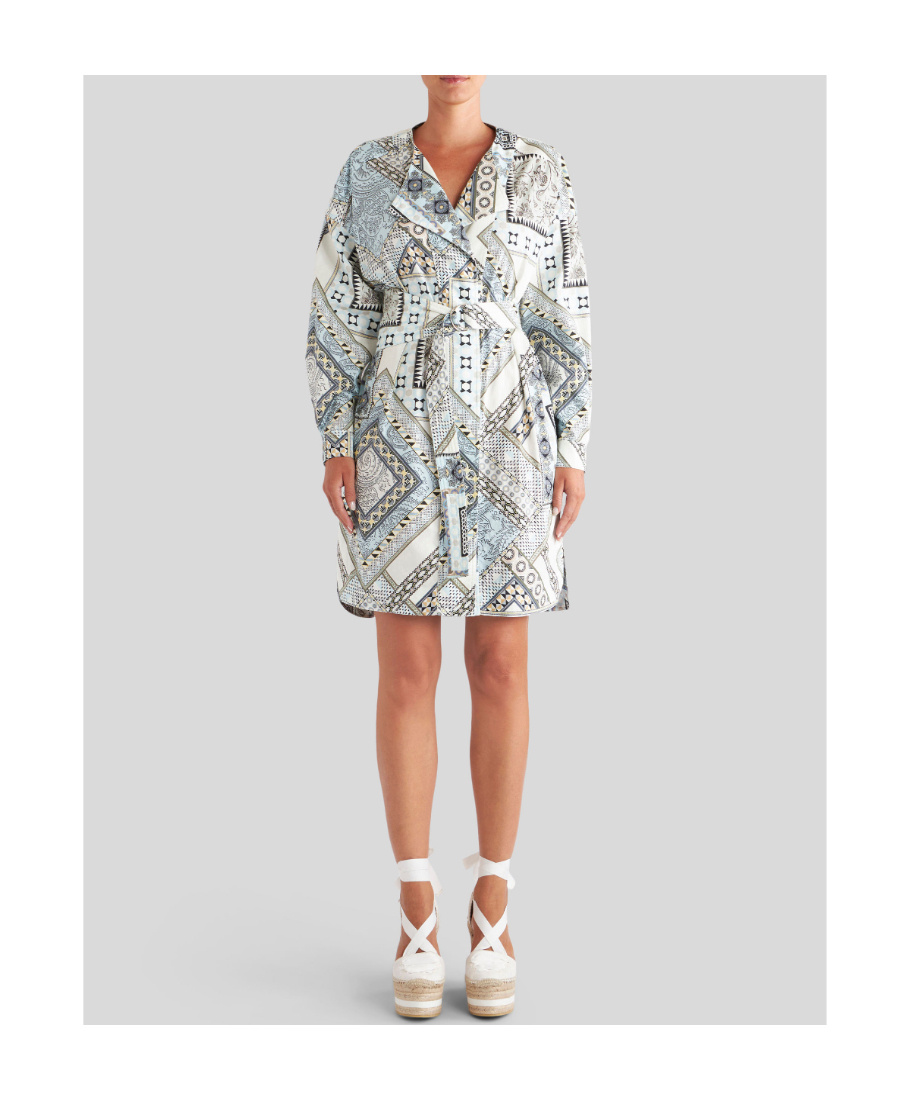 Etro Cotton Dress In White