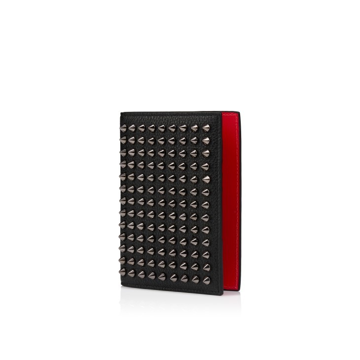 Christian Louboutin Funky Passport Holder In Gold