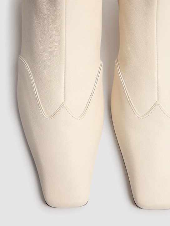 KHAITE HIGH HEEL SHORT BOOTS