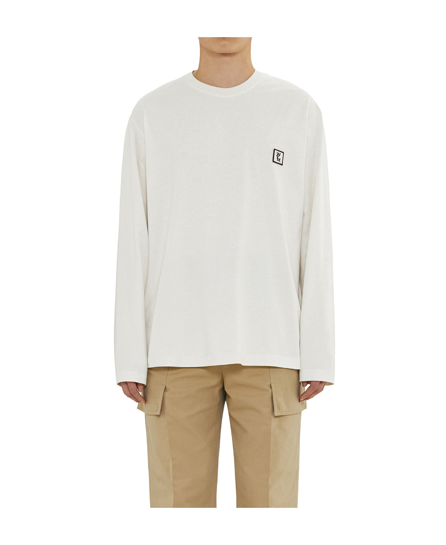 Wooyoungmi Backlogo Long-sleeved T-shirt In White