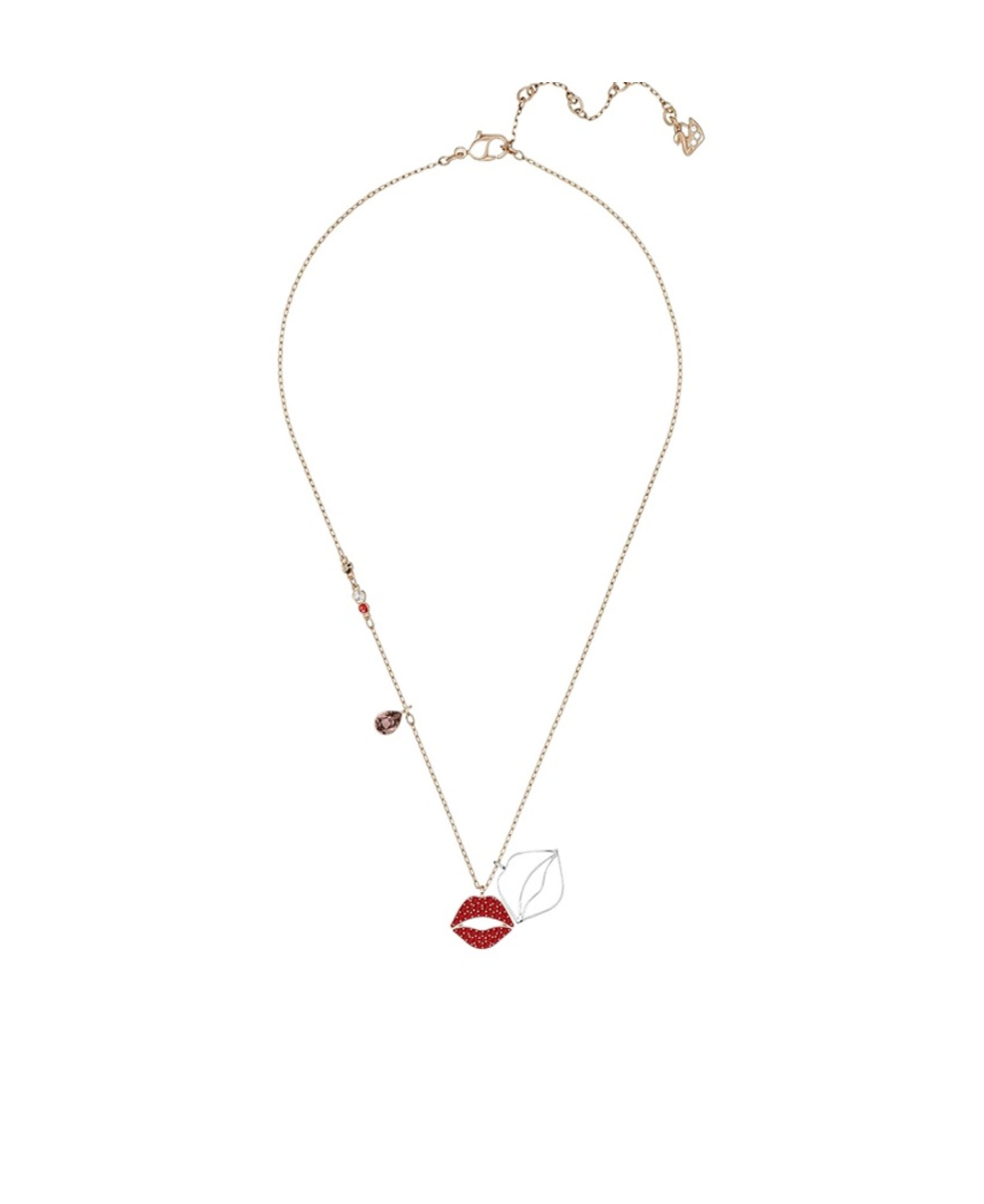 Swarovski Mine Heart Necklace In Yellow