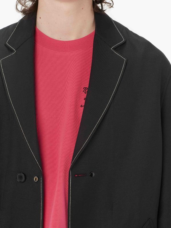 Jw Anderson Reversible Single-breasted Blazer In Black