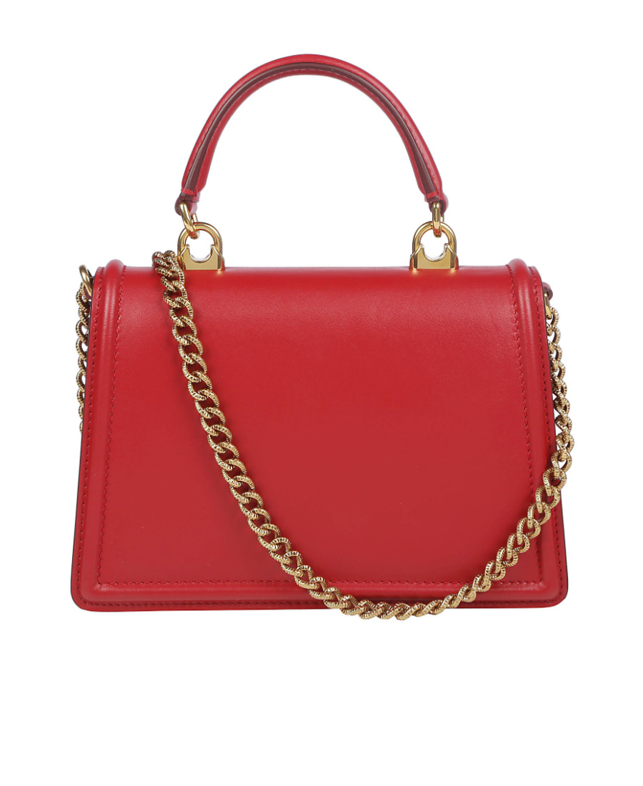 Dolce & Gabbana Small Devotion Tote Bag In Red