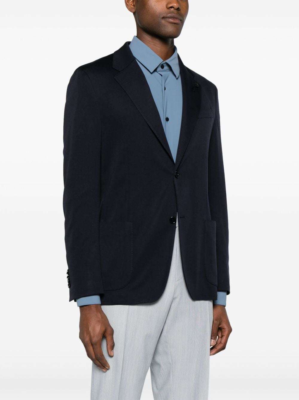 Lardini Men's Wool Jacket In Black