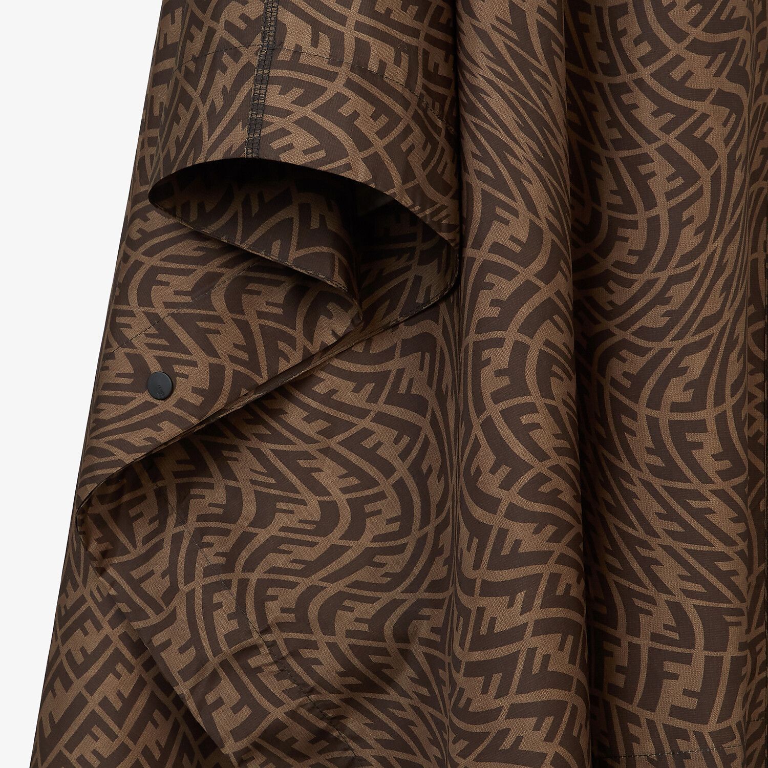 Fendi Ff Vertigo Poncho In Green