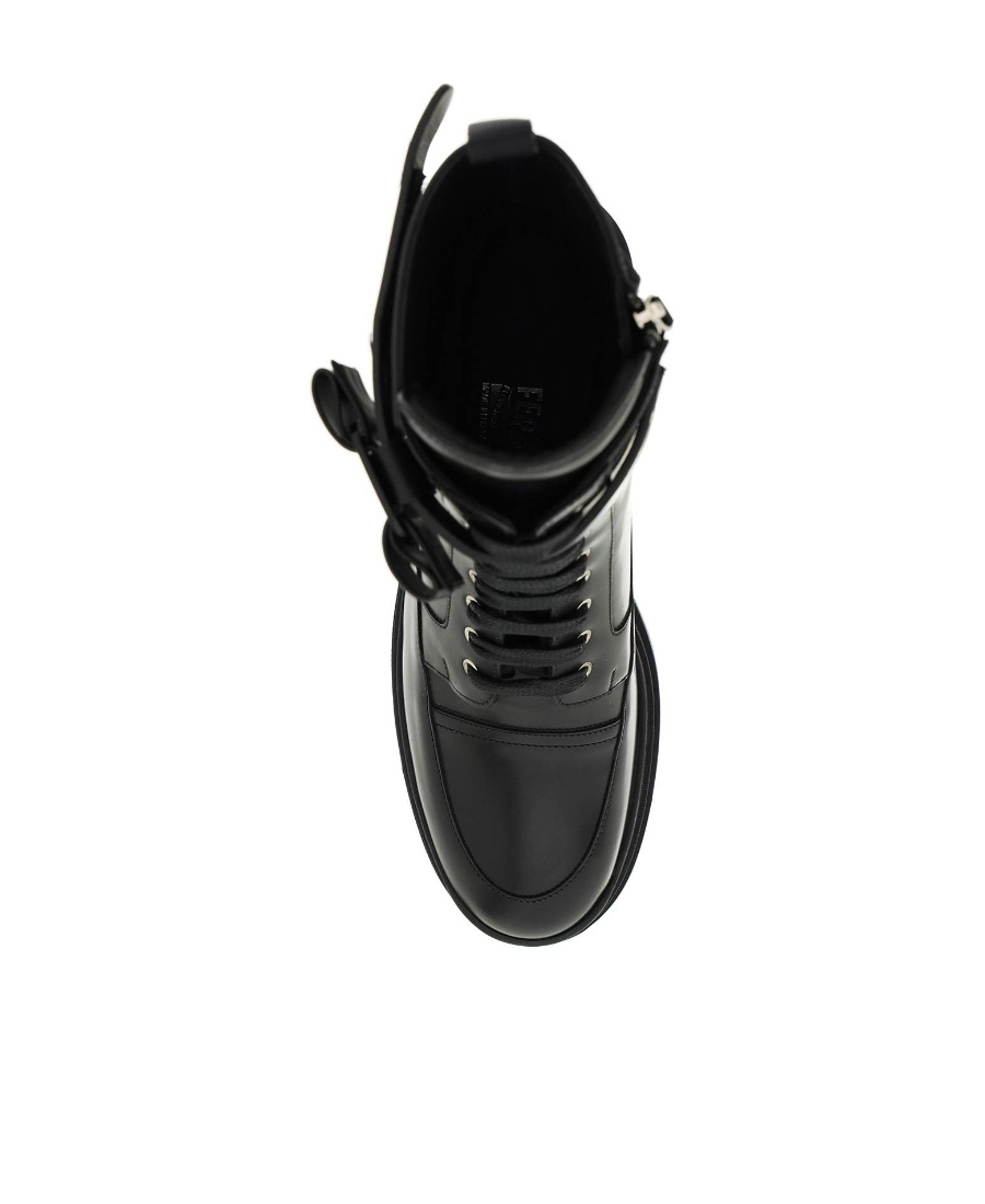 Ferragamo Salvatore  Vara Bow Ankle Boots In Black