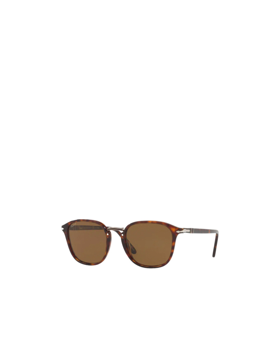 Persol Square Frame Sunglasses In Brown