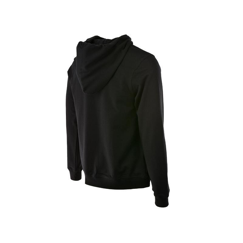 Paul & Shark Hooded Long-sleeved Sweater In Black